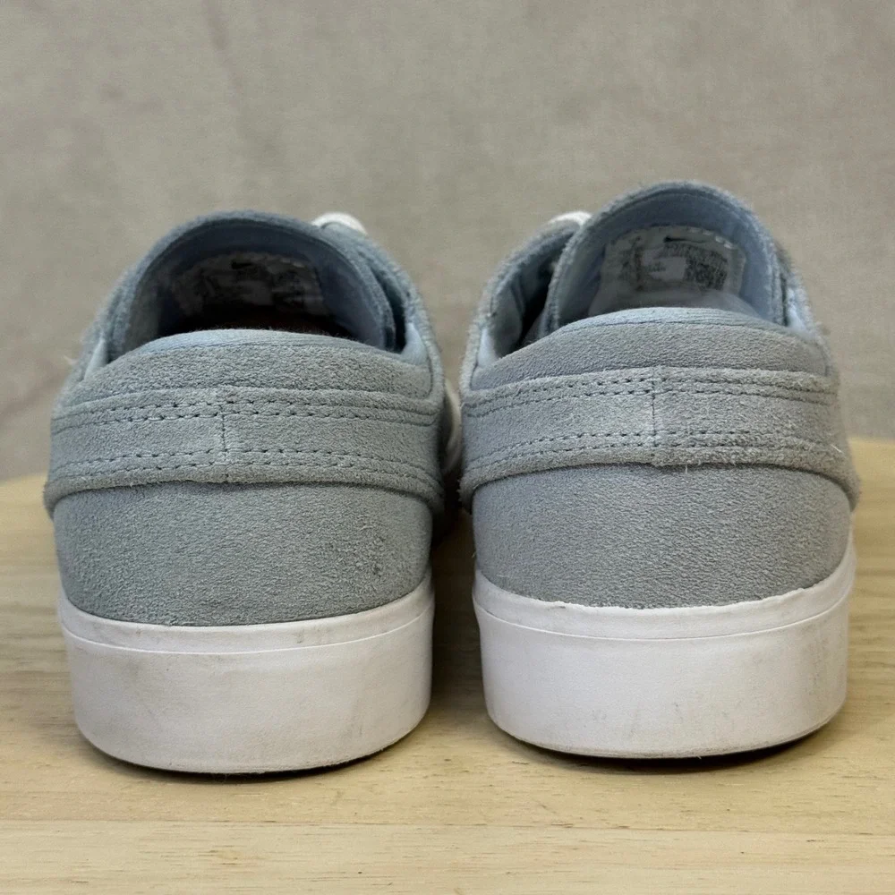 Nike SB Stefan Janoski Blue Suede Purple Swoosh Skate Shoes AQ7475-402 Mens 7